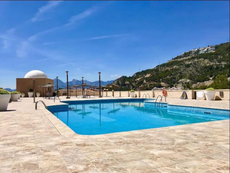 Pueblo Mascarat Con Vista Al Mar Apartman Altea la Vieja Kültér fotó
