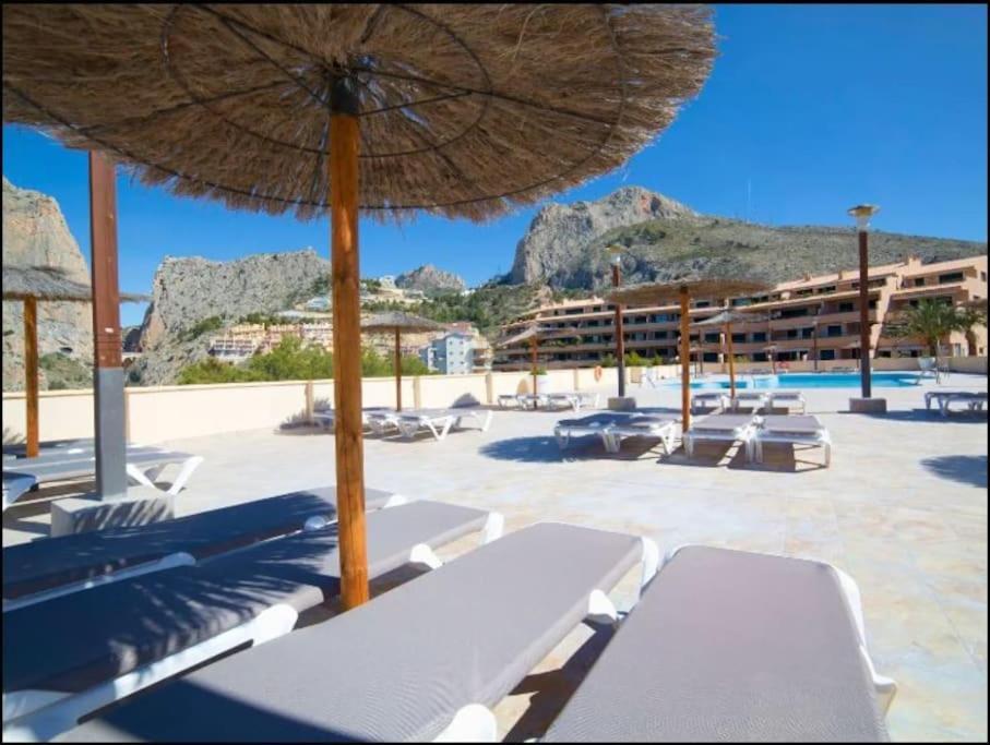 Pueblo Mascarat Con Vista Al Mar Apartman Altea la Vieja Kültér fotó