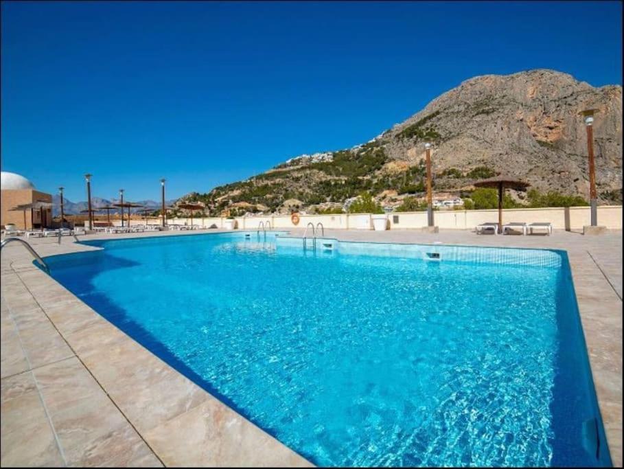 Pueblo Mascarat Con Vista Al Mar Apartman Altea la Vieja Kültér fotó